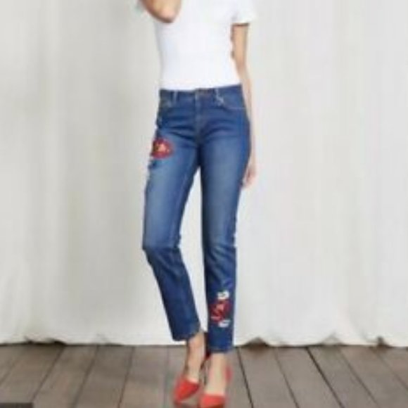 Boden Denim - BODEN JEANS FLORAL Embroidery